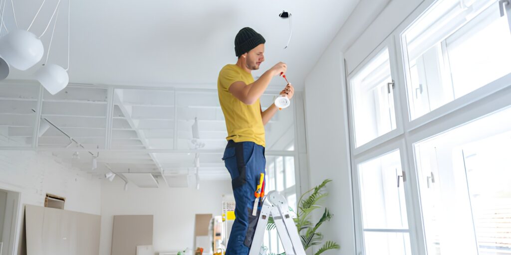 Home maintenance services The Meadows light installation service in dubai