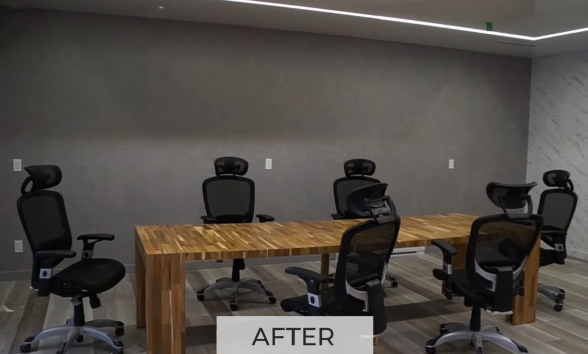 office renovation dubai business bay modern fit out