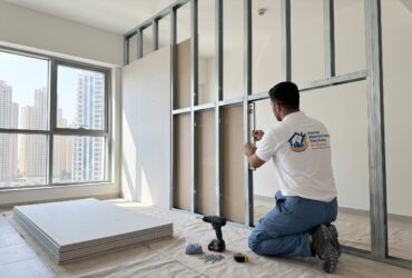 finished-partition-wall-with-door-dubai-apartment
