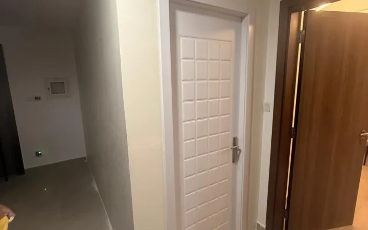 Door interior white fitted by BHMS in Dubai